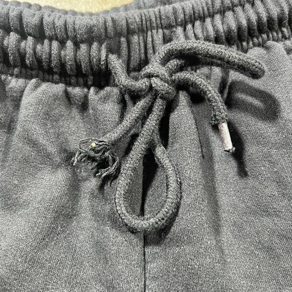 Y2K Volcom Yin Yang Fleece Lounge Shorts Black Small - Picture 3 of 5